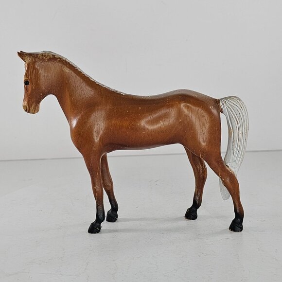 Grand Wood Golden Blaze Horse Wood Carved Figurine - Picture 5 of 8